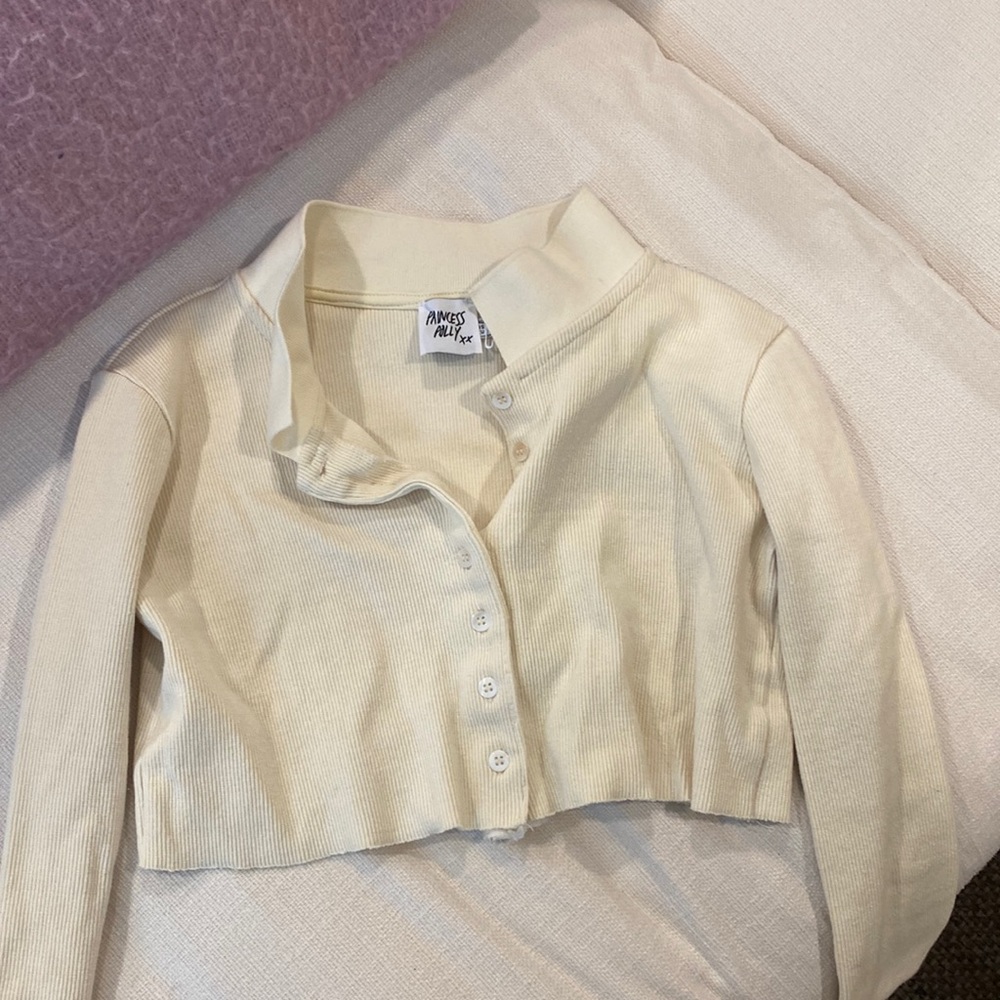 Princess Polly Cropped Cardigan Size 2